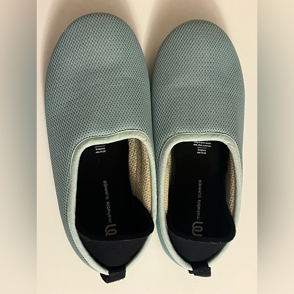 Mahabis Summer Slip-On Slippers/Shoes in Light Blue